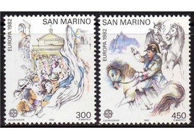 SAN MARINO 1982 Europa 2v MNH**