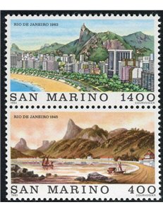 SAN MARINO 1983 Views of Rio de Janeiro 2v MNH**