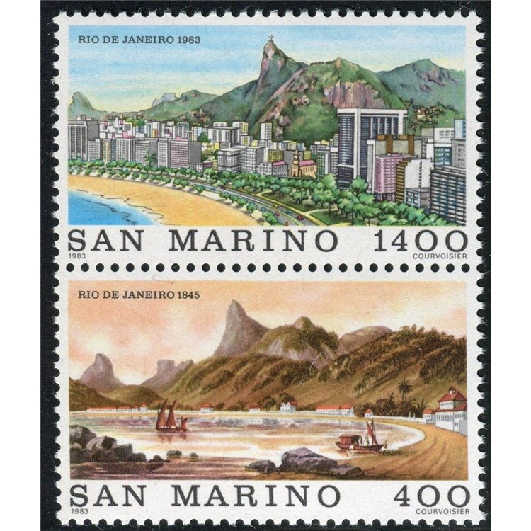 SAN MARINO 1983 Views of Rio de Janeiro 2v MNH**