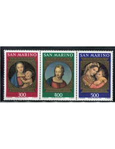 SAN MARINO 1983 Christmas 3v MNH**