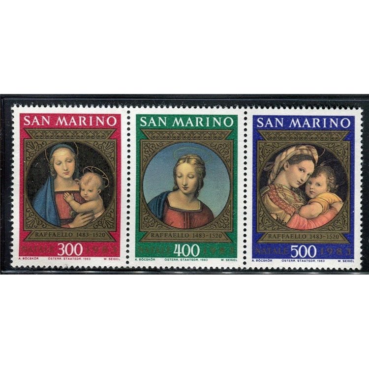 SAN MARINO 1983 Natale 3v MNH**