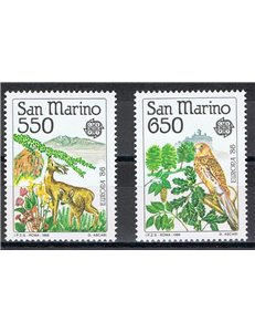 SAN MARINO 1986 Europa 2v MNH**