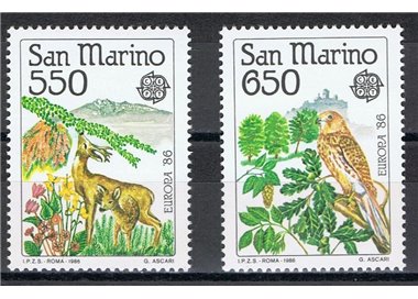 SAN MARINO 1986 Europa 2v MNH**