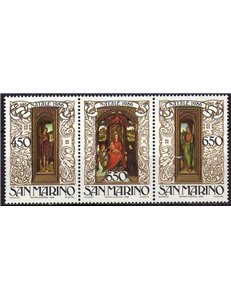 SAN MARINO 1986 Christmas 3v MNH**