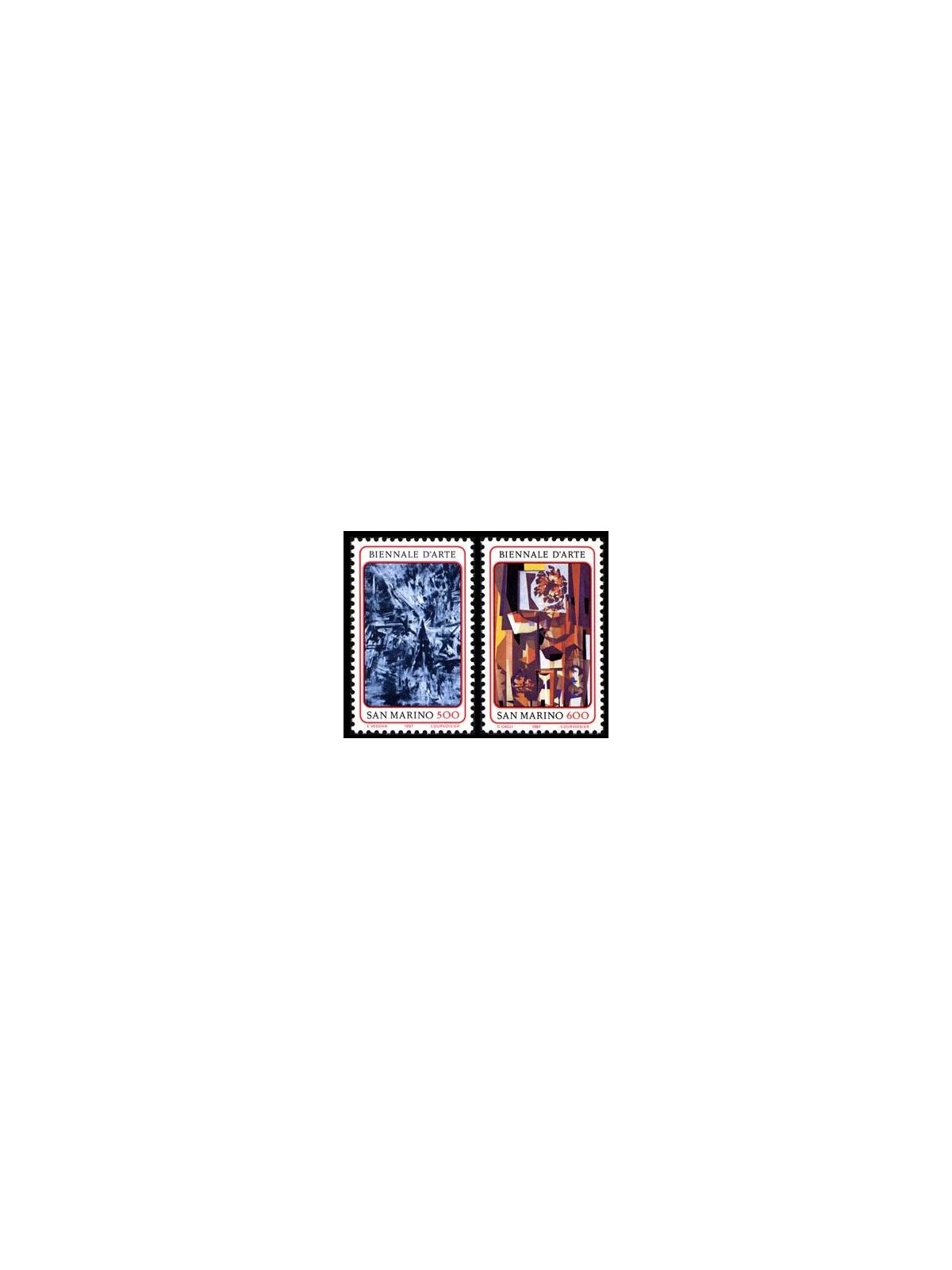 SAN MARINO 1987 Art Biennial in San Marino 2v MNH**