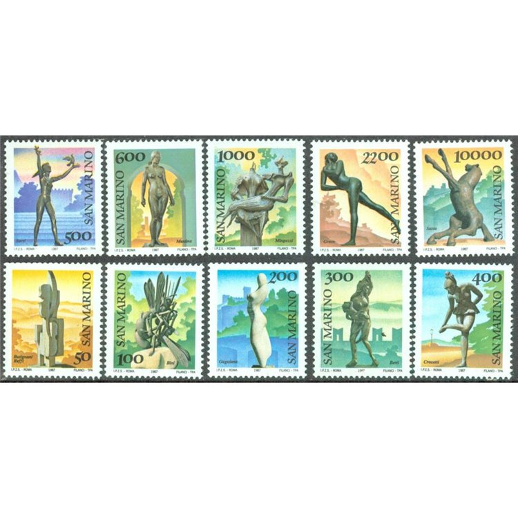 SAN MARINO 1987 Open-air Museum 10v MNH**