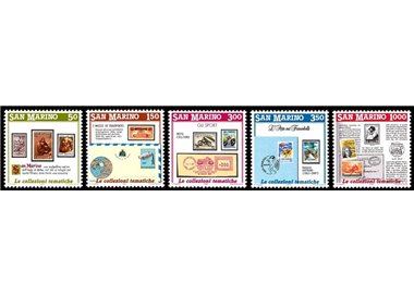 SAN MARINO 1988 Invitation to Philately 5v MNH**