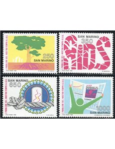 SAN MARINO 1988 International AIDS Conference 4v MNH**