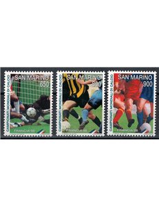 SAN MARINO 1998 World Football Championships 3v MNH**
