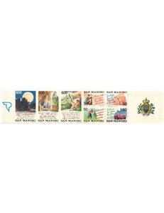 SAN MARINO 1992 Attrattive turistiche di San Marino LB MNH**