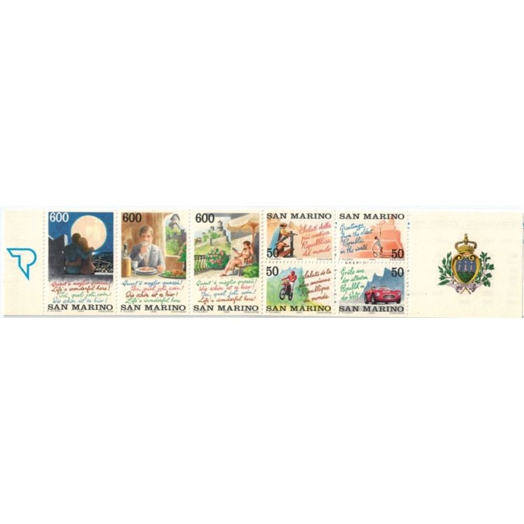 SAN MARINO 1992 Attrattive turistiche di San Marino LB MNH**