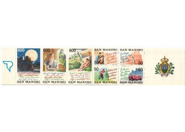 SAN MARINO 1992 Attrattive turistiche di San Marino LB MNH**