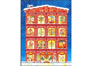 SAN MARINO 1996 Christmas s/s MNH**