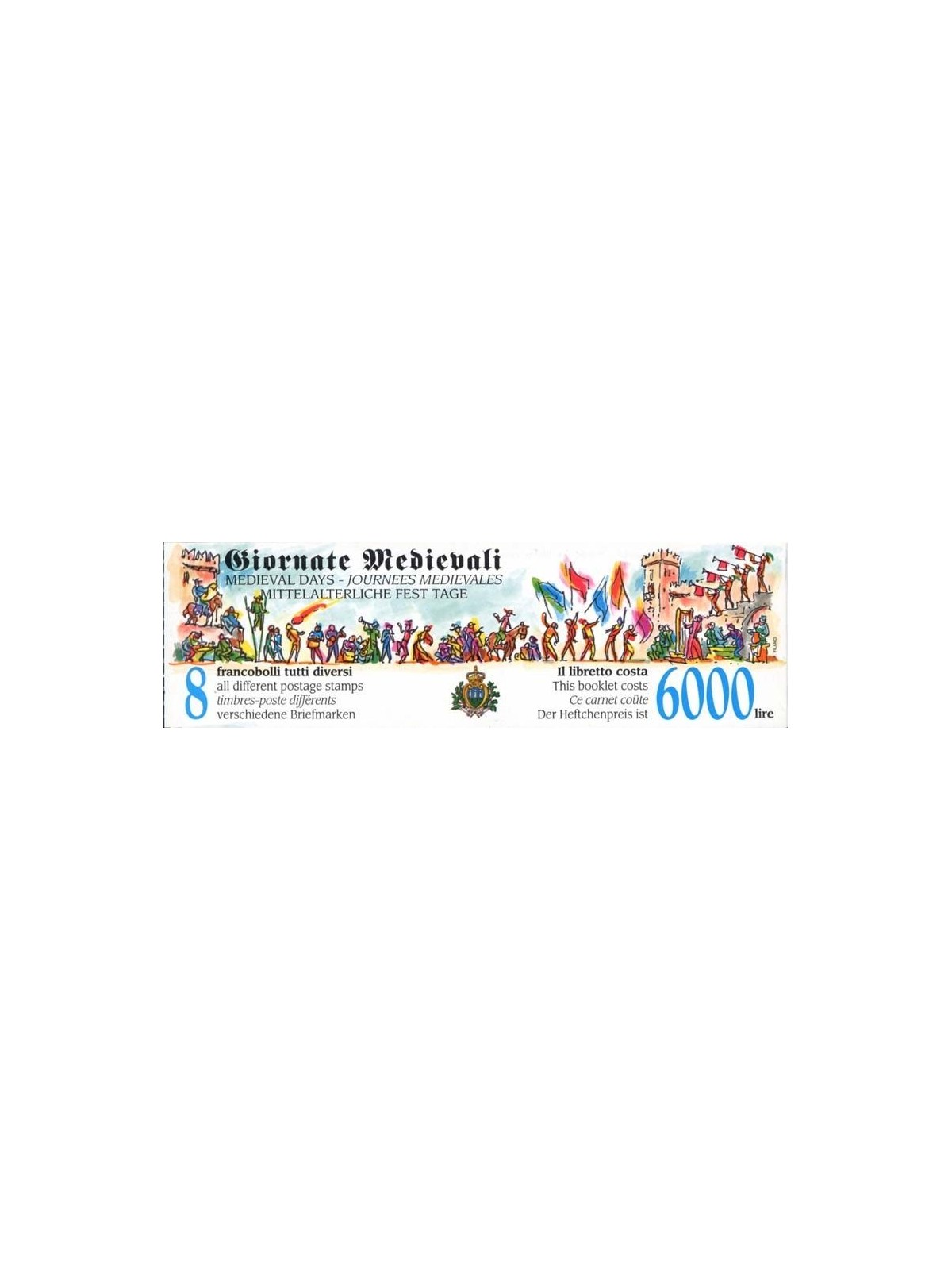 SAN MARINO 1996 Medieval Days booklet MNH**