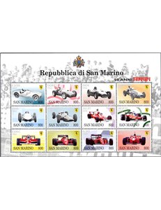 SAN MARINO 1998 50 anni di Ferrari BF MNH**