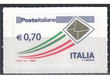 ITALY 2013 Ordinary Series € 0.70 Gold Envelope MNH**