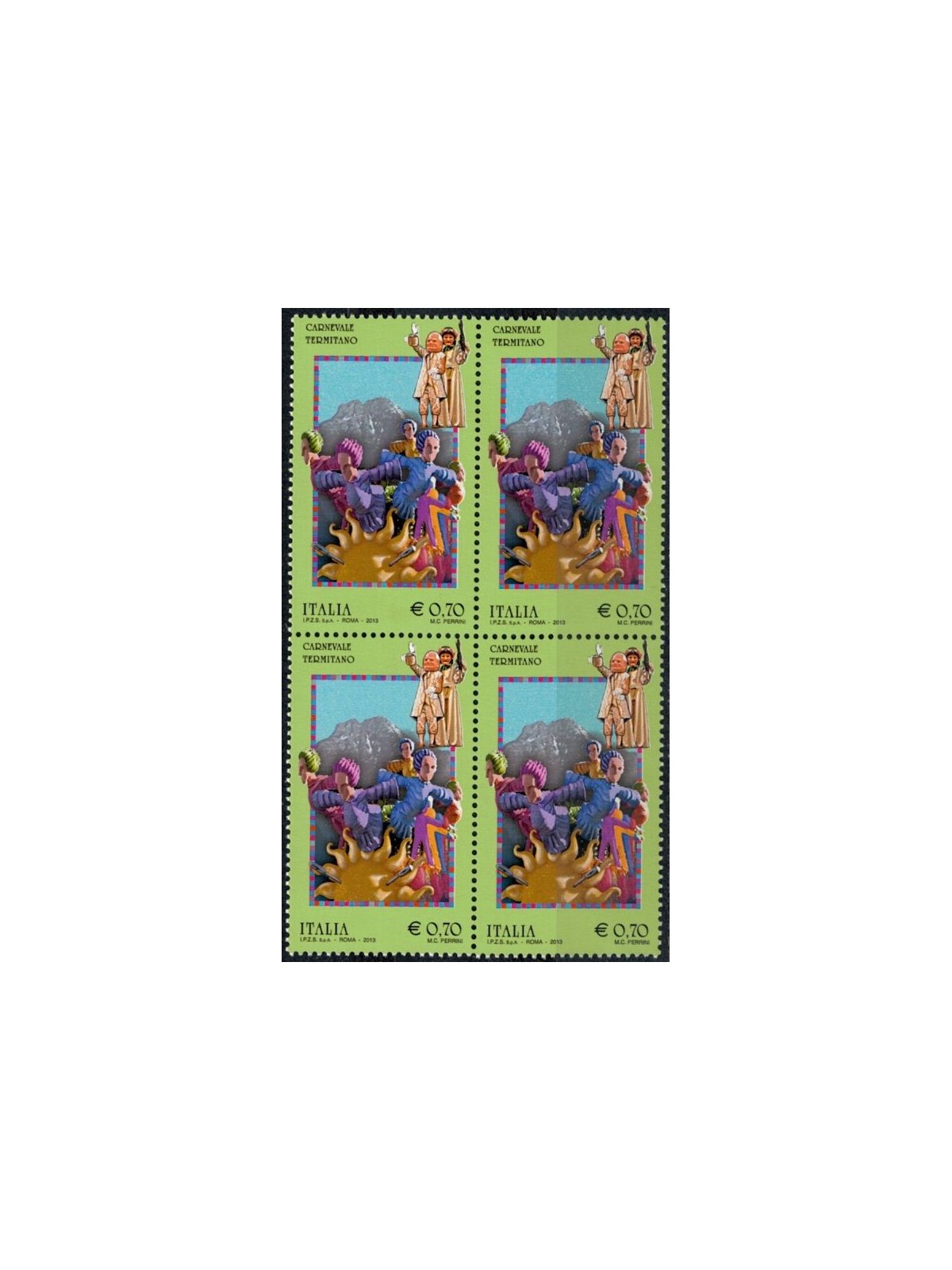 ITALY 2013 Termitano Carnival in quartet MNH**