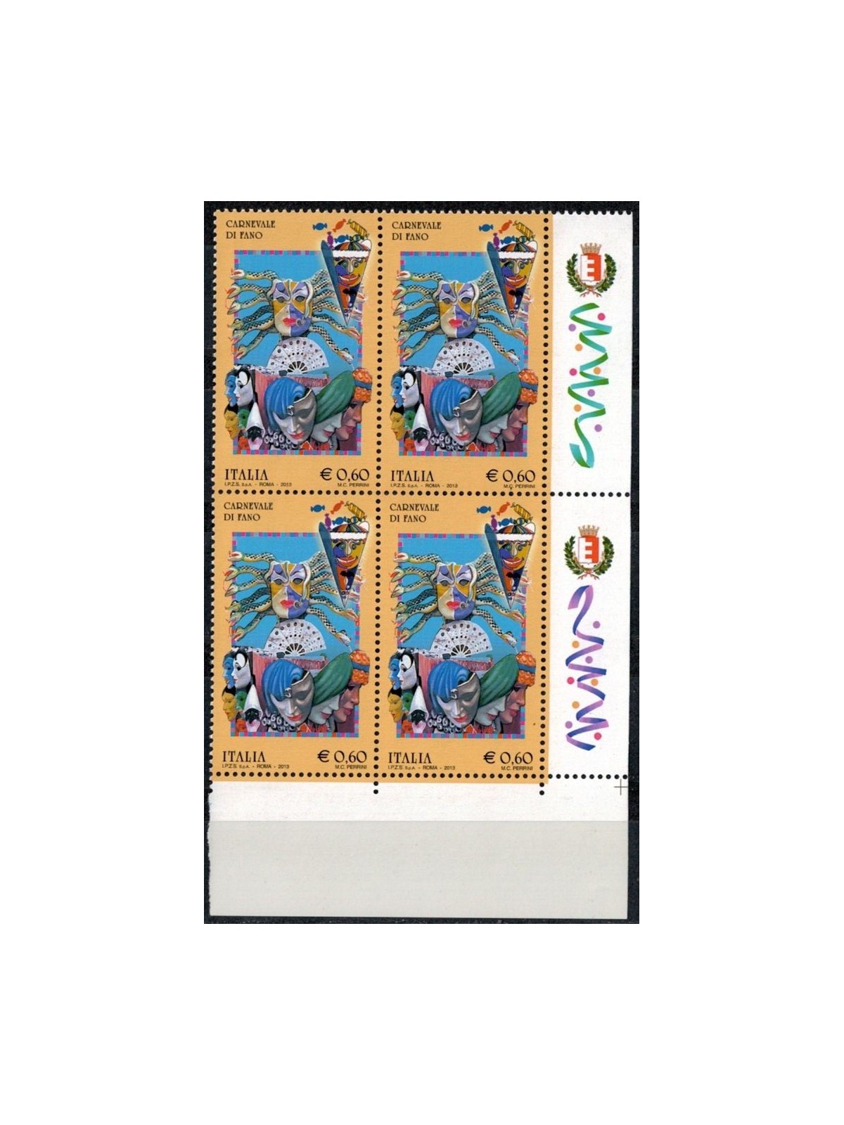 ITALY 2013 Carnival of Fano in set of four MNH**