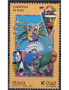 ITALIA 2013 Carnevale di Fano MNH**
