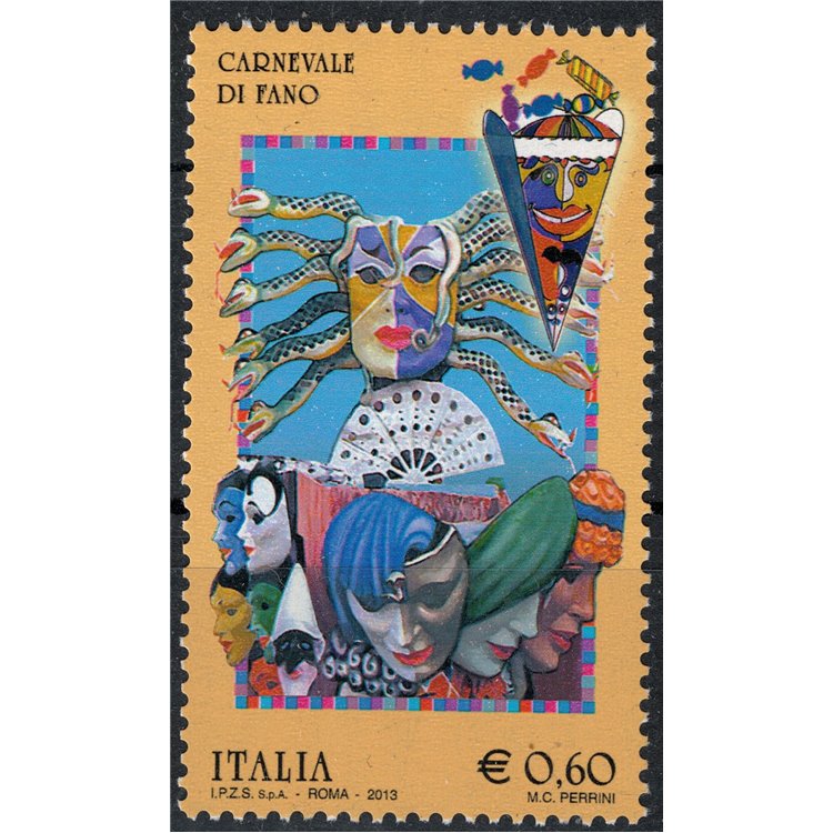 ITALY 2013 Fano Carnival MNH**