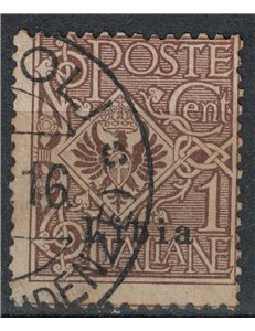 LIBYA 1912-17 1c brown us