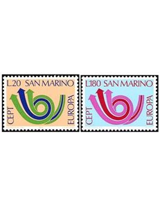 SAN MARINO 1973 Europa 2v MNH**