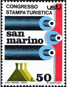 SAN MARINO 1973 Tourism Press Congress MNH**
