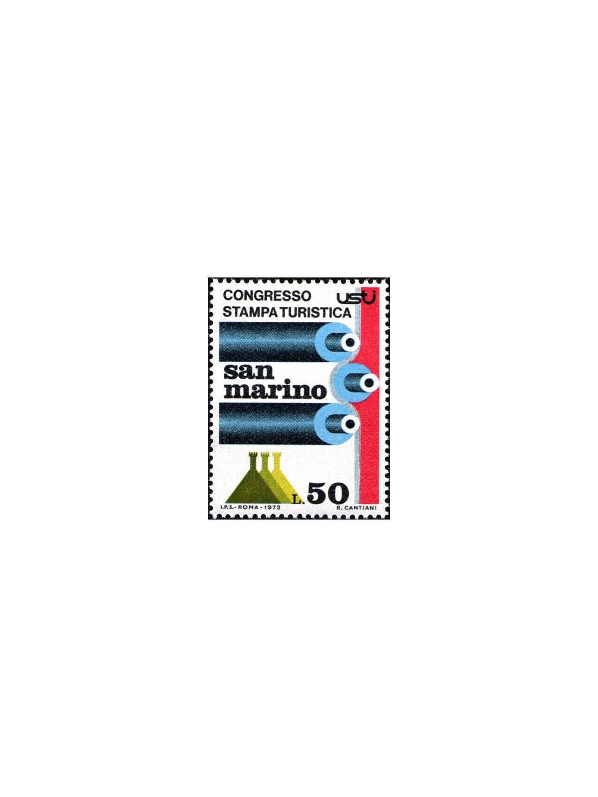 SAN MARINO 1973 Congresso della stampa turistica MNH**