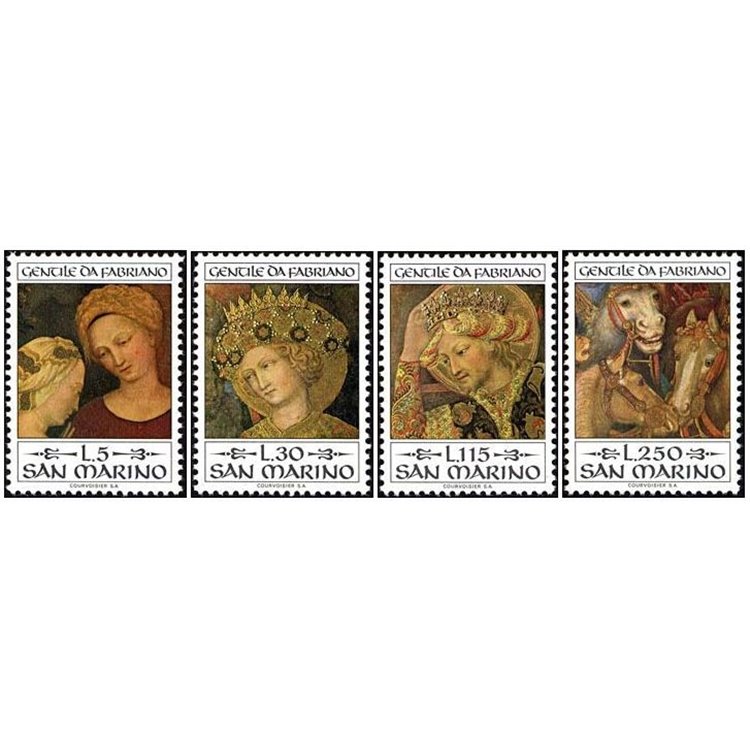 SAN MARINO 1973 Gentile da Fabriano 4v MNH**