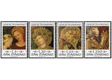 SAN MARINO 1973 Gentile da Fabriano 4v MNH**