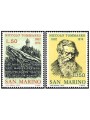 SAN MARINO 1974 Niccolò Tommaseo Centenary 2v MNH**