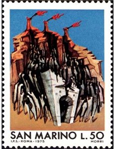 SAN MARINO 1975 Scampo dei centomila MNH**