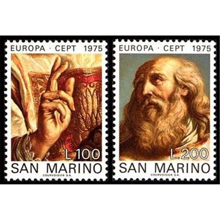 SAN MARINO 1975 Europa 2v MNH**