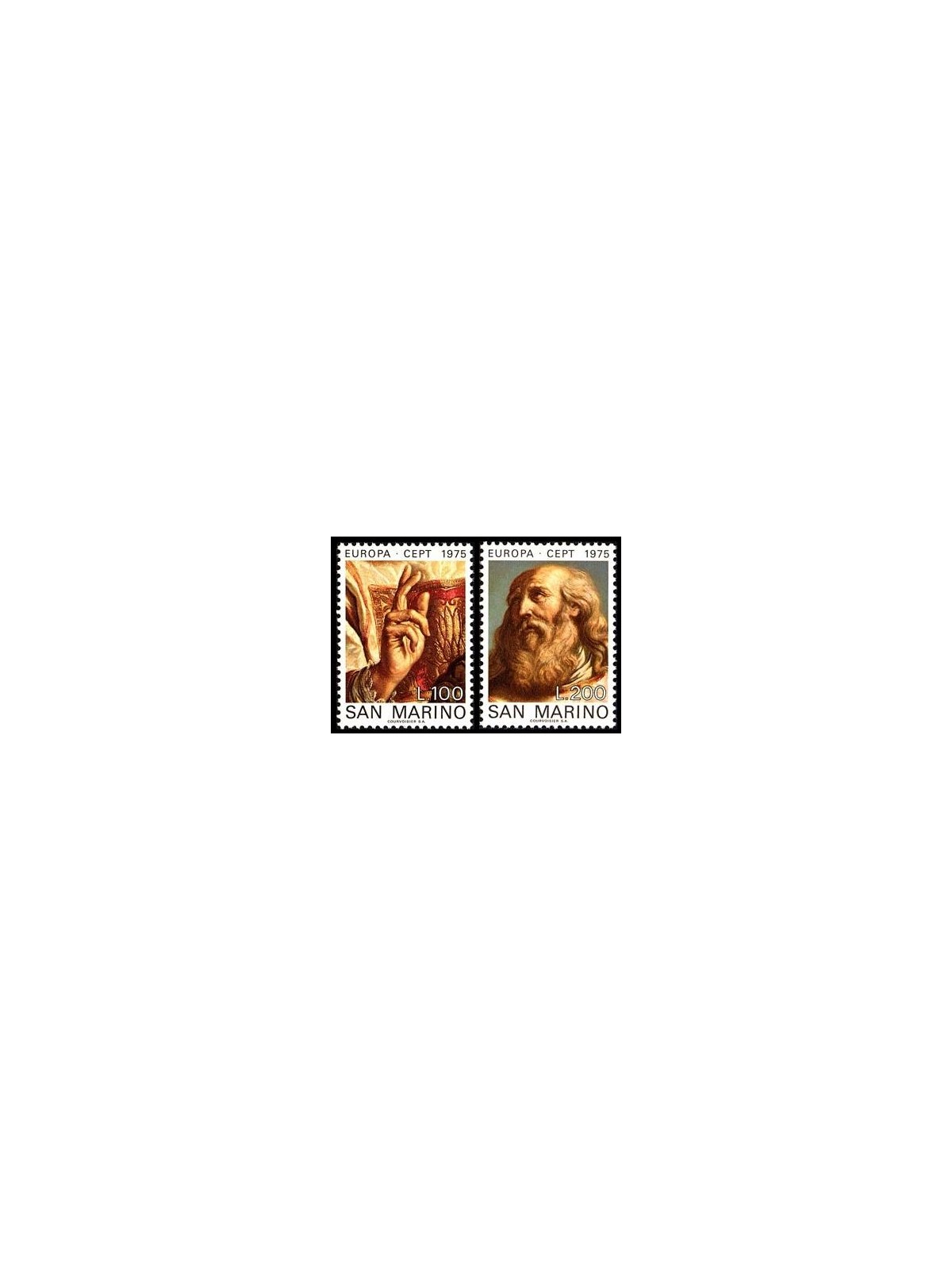 SAN MARINO 1975 Europe 2v MNH**