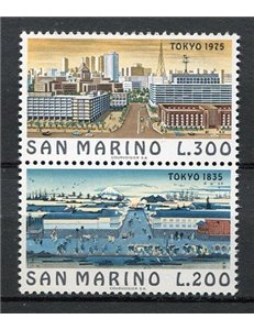 SAN MARINO 1975 Views of Tokyo 2v MNH**