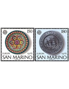 SAN MARINO 1976 Europe 2v MNH**