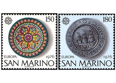 SAN MARINO 1976 Europa 2v MNH**