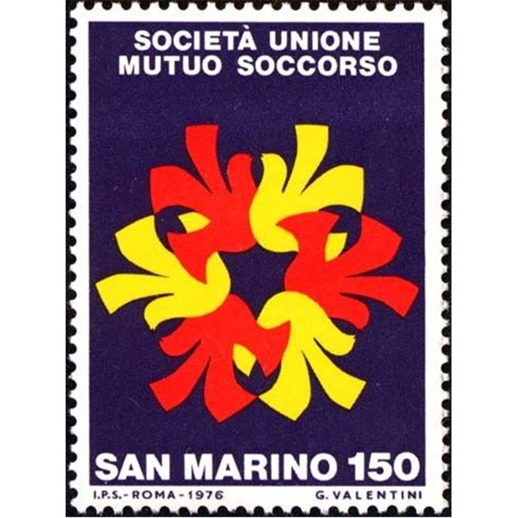 SAN MARINO 1976 Società di mutuo soccorso MNH**