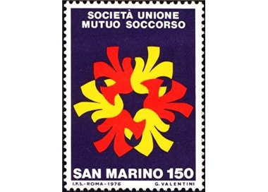 SAN MARINO 1976 Società di mutuo soccorso MNH**