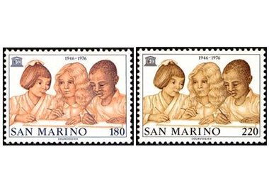 SAN MARINO 1976 Unesco 2v MNH**