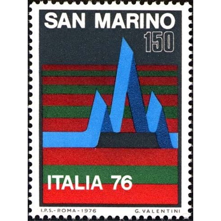 SAN MARINO 1976 Esposizione mondiale di filatelia MNH**