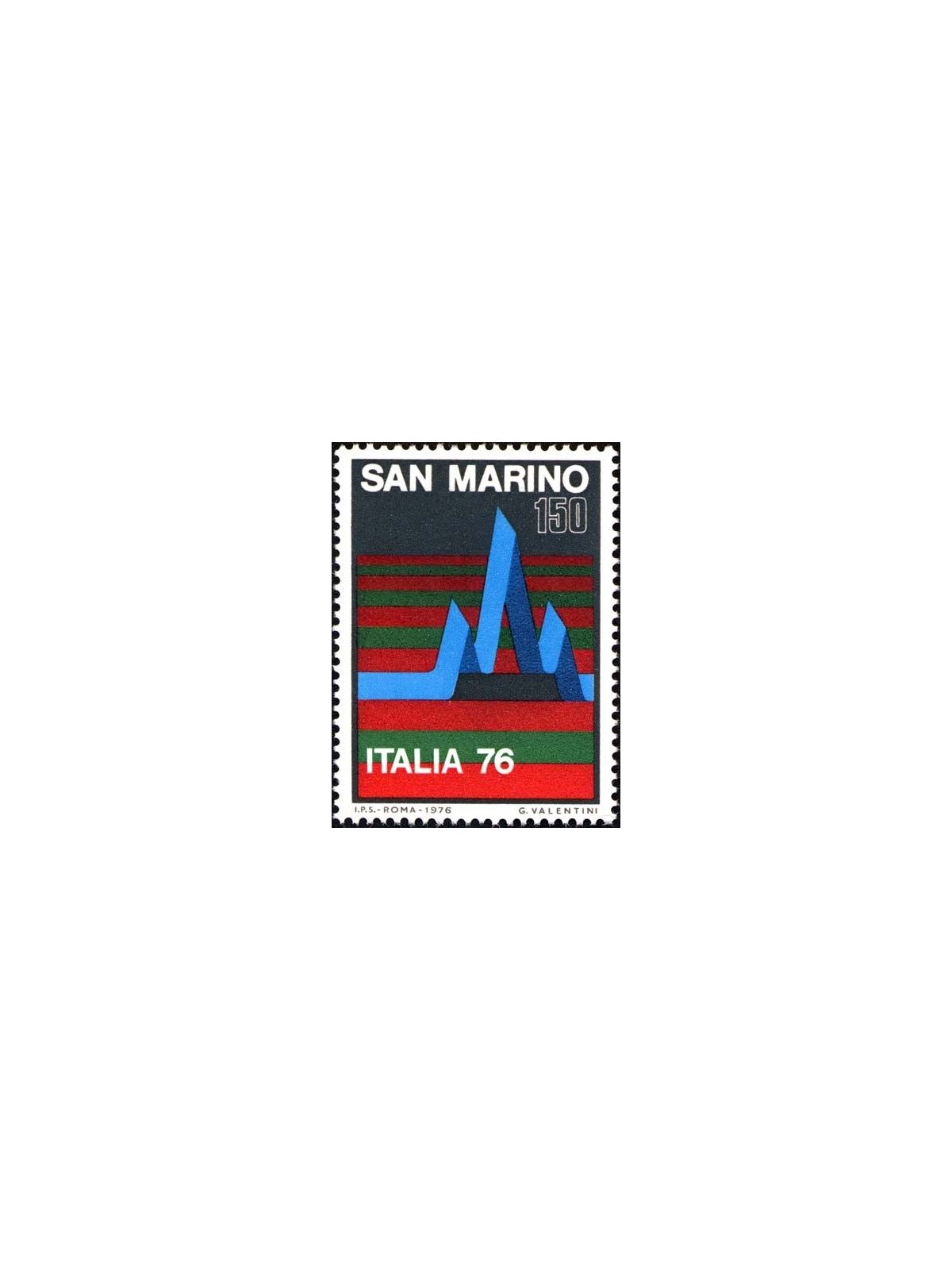 SAN MARINO 1976 Esposizione mondiale di filatelia MNH**