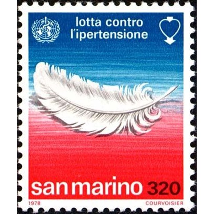 SAN MARINO 1978 Fight against Hypertension MNH**