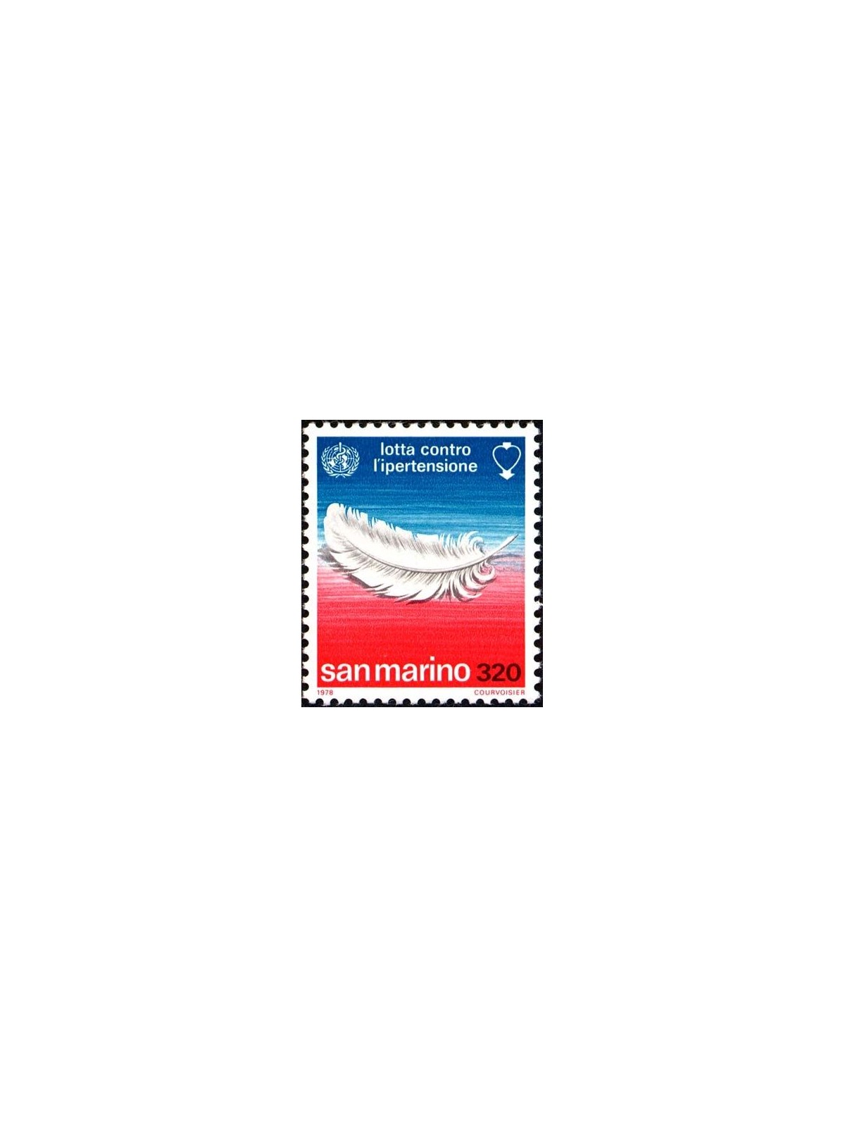 SAN MARINO 1978 Fight against Hypertension MNH**