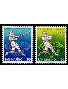 SAN MARINO 1978 World Baseball Championships 2v MNH**