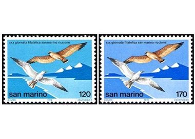 SAN MARINO 1978 Stamp Fair 2v MNH**