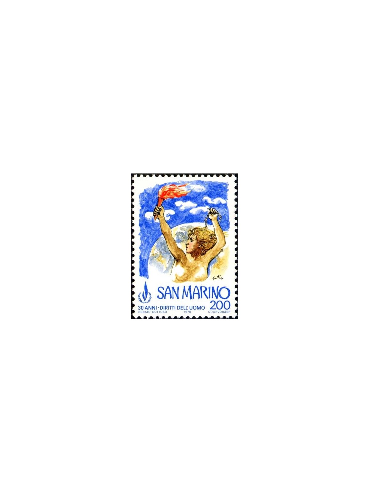 SAN MARINO 1978 Diritti dell'uomo MNH**