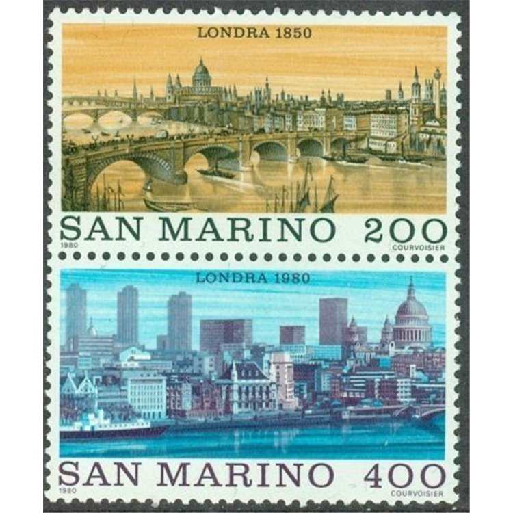 SAN MARINO 1980 Views of London 2v MNH**