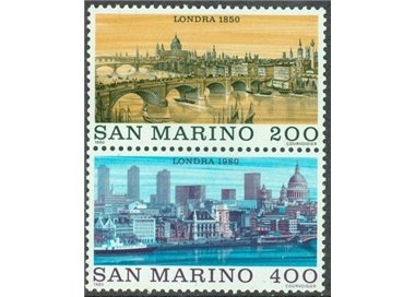 SAN MARINO 1980 Views of London 2v MNH**