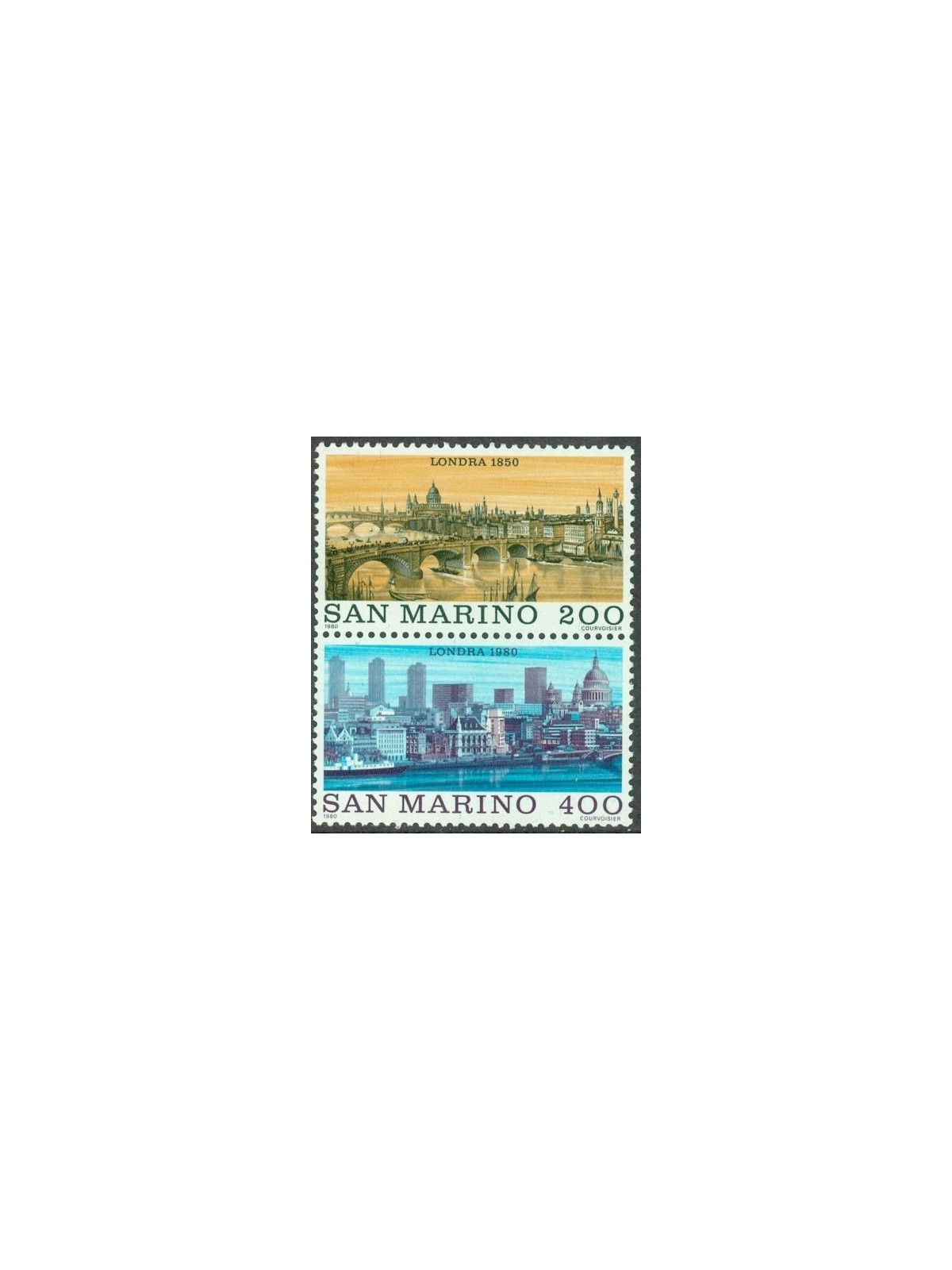 SAN MARINO 1980 Vedute di Londra 2v MNH**